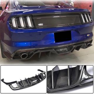 Achterbumper diffuser V2 (2015-2017, Carbon) Ford Mustang 2015–2023 foto 1