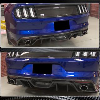 Achterbumper diffuser V2 (2015-2017, Carbon) Ford Mustang 2015–2023 foto 4