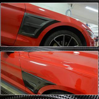 Carbon covers voor voorspatborden Ford Mustang 2015–2023 foto 4