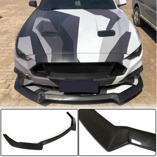 Voorbumper lipspoiler (2017-2020, carbon) Ford Mustang 2015–2023 foto 1