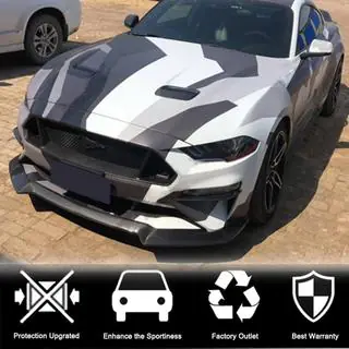 Voorbumper lipspoiler (2017-2020, carbon) Ford Mustang 2015–2023 foto 3
