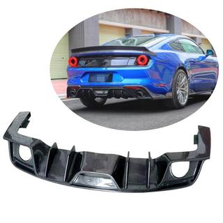 Achterbumper diffuser V1 (2018-2021, Carbon) Ford Mustang 2015–2023 foto 1