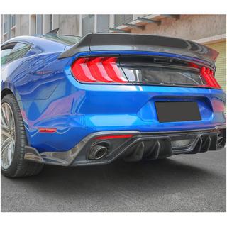 Achterbumper diffuser V1 (2018-2021, Carbon) Ford Mustang 2015–2023 foto 2