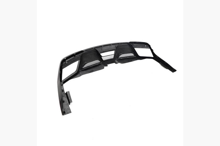 Ford Mustang 2015–2023 Achterbumper diffuser V2 (2018-2021, Carbon) Foto 5