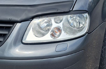 Volkswagen Caddy 2004–2010 Koplampwimpers (zwart) foto 13