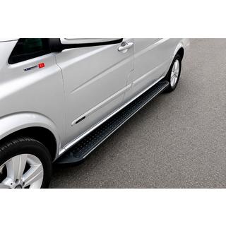 Side steps Allmond Black (2 st., aluminium) foto 1