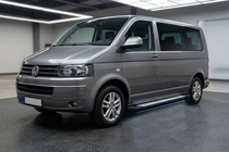 Volkswagen T5 2010–2015 Side steps X5-type LED (2 st., aluminium) Alleen voor lange wielbasis foto 1