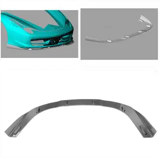 Frontbumper lip Lip (2011-2013, carbon) Ferrari 458 Italia 2009–2015 foto 2
