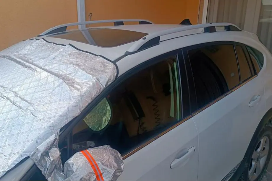 Subaru XV 2011–2017 Dakrails CROWN (mat grijs) Image