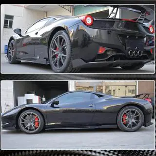 Sideskirts (2011-2013, Carbon) Ferrari 458 Italia 2009–2015 foto 4