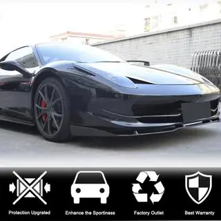 Frontbumper lippen V2 (2011-2013, carbon) Ferrari 458 Italia 2009–2015 foto 3