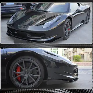 Frontbumper lippen V2 (2011-2013, carbon) Ferrari 458 Italia 2009–2015 foto 4