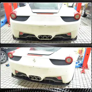 Spoiler V3 (2011-2013, carbon) Ferrari 458 Italia 2009–2015 foto 4