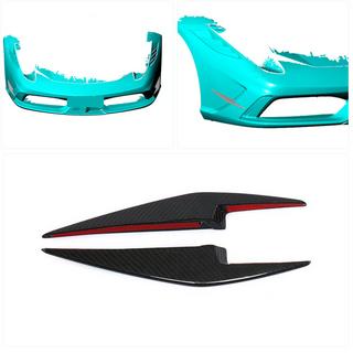 Voorbumper lip (2014-2015, carbon) foto 2