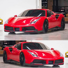 Ferrari 488 GTB 2015–2019 Frontbumper flaps (2015-2019, carbon) foto 2