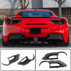 Ferrari 488 GTB 2015–2019 Achterlichtkappen (2015-2017, carbon) foto 1