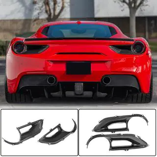Achterlichtkappen (2015-2017, carbon) Ferrari 488 GTB 2015–2019 foto 1