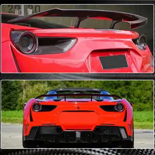 Achterlichtkappen (2015-2017, carbon) Ferrari 488 GTB 2015–2019 foto 3