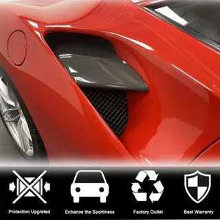 Carbon achterspatbordverbreders (2015-2019, Carbon) Ferrari 488 GTB 2015–2019 foto 2