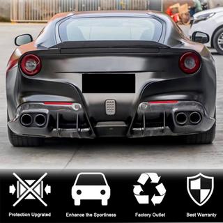 Diffuser achterbumper (2012-2014, Carbon) Ferrari F12 Berlinetta 2012–2017 foto 3