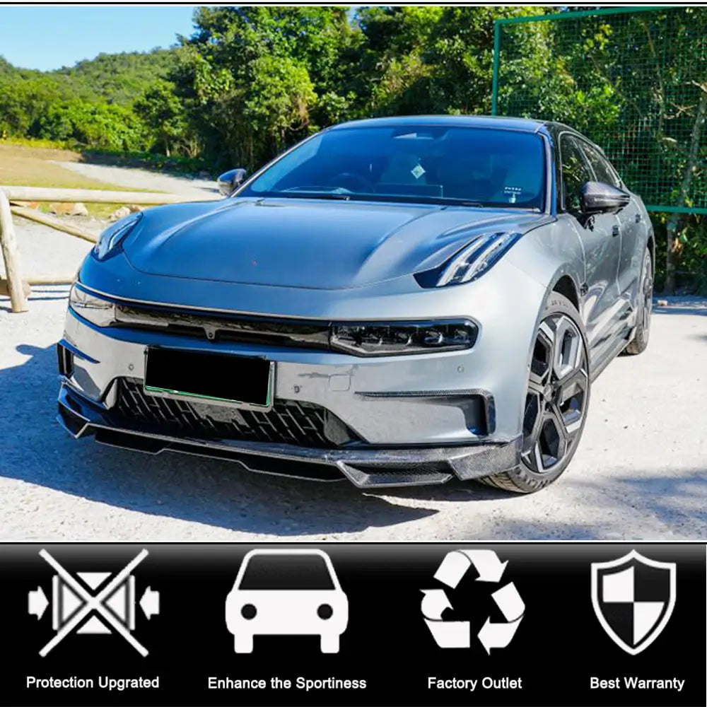 Frontbumper lip Lip (2021-2024, Carbon) foto 2