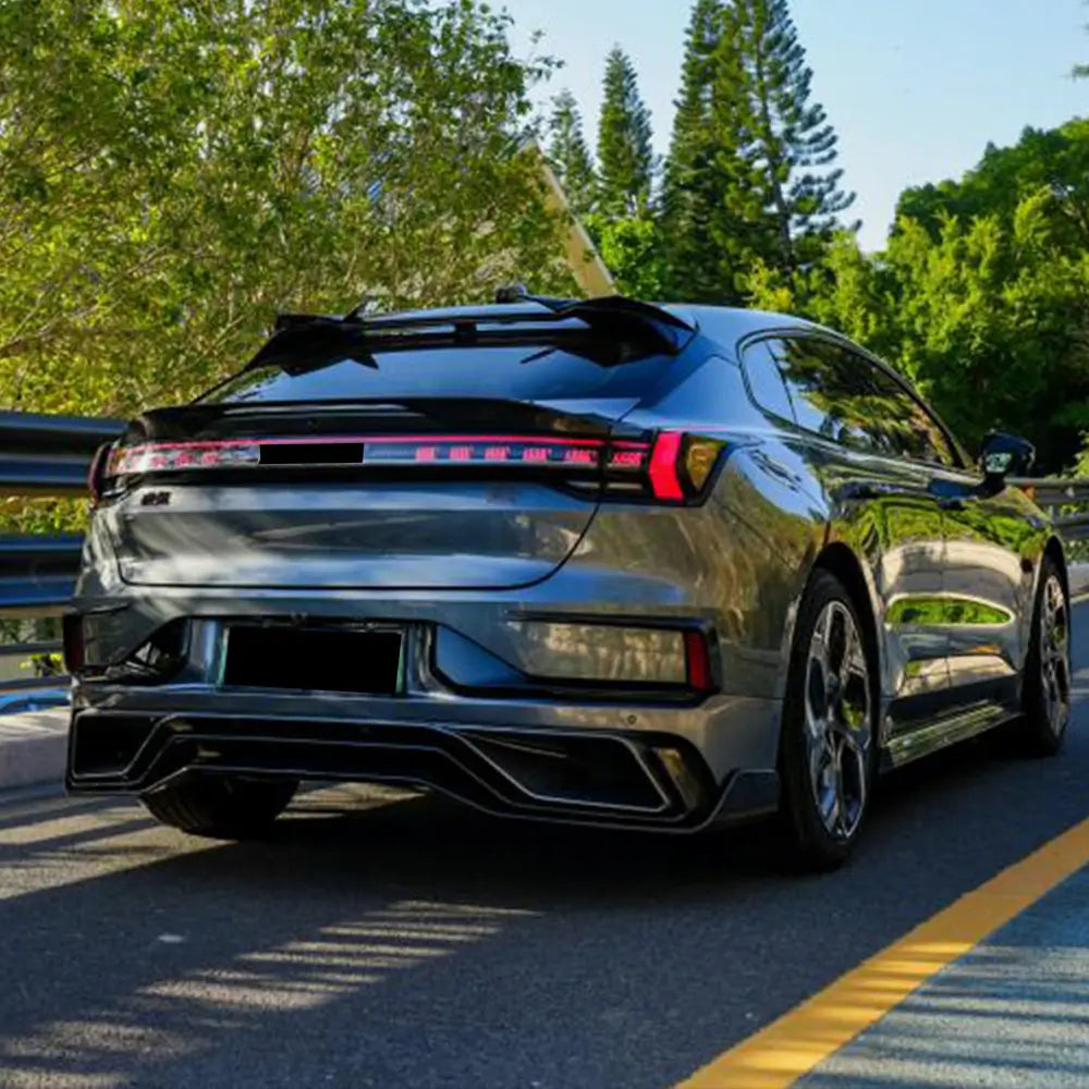 Achterbumper diffuser (2021-2024, Carbon) foto 2