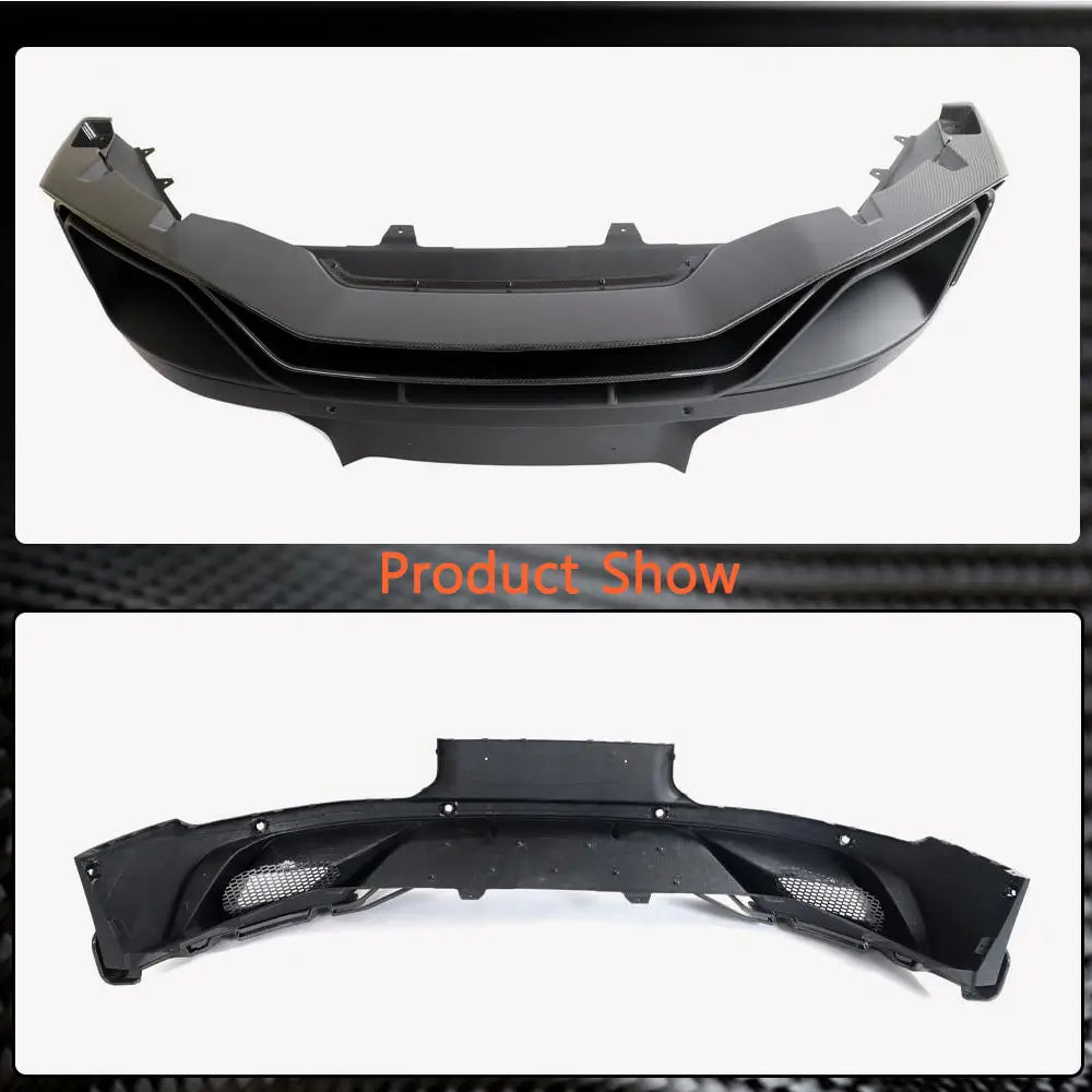 Zeekr 001 2021– Achterbumper diffuser (2021-2024, Carbon) foto 5