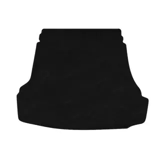 Premium textiele kofferbakmat (Zwart)