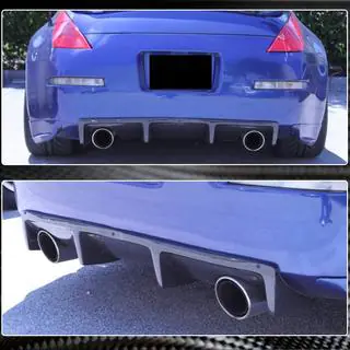 Achterbumperdiffuser (2003-2009, carbon) Nissan 350Z 2002–2009 foto 4