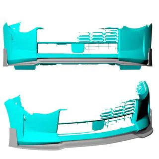 Frontbumper lip (Carbon) Nissan 400Z 2022– foto 2