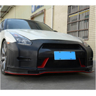 Nissan GT-R 2008–2025 Voorbumper lip Lip (2009-2015, Carbon) foto 2