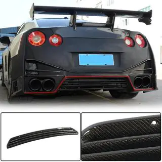 Achterbumper diffuser (2009-2015, Carbon) foto 1