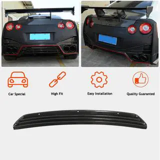 Achterbumper diffuser (2009-2015, Carbon) foto 2