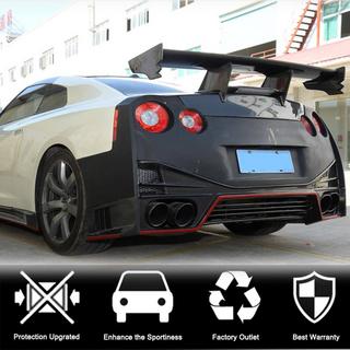 Achterbumper diffuser (2009-2015, Carbon) Nissan GT-R 2008–2025 foto 3