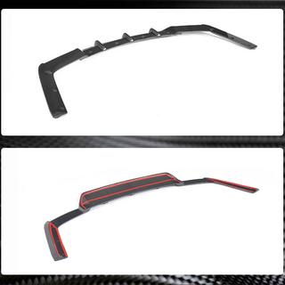 Achterbumper diffuser (voor Base 2018-2020, carbon) foto 4