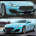 Maserati Ghibli 2013–2023 Voorbumper sierlijsten (voor Base 2018-2020, carbon) foto 5