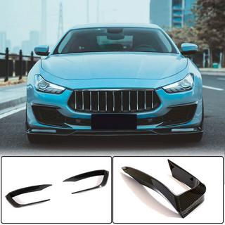 Voorbumper sierlijsten (voor Base 2018-2020, carbon) Maserati Ghibli 2013–2023 foto 1