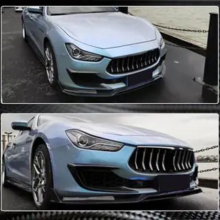 Voorbumper sierlijsten (voor Base 2018-2020, carbon) Maserati Ghibli 2013–2023 foto 4