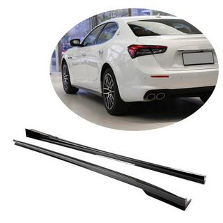 Side skirts V2 (voor Base/S/S Q4/Diesel/250 Diesel, carbon) foto 1