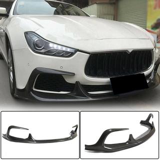 Voorbumper lip Lip V1 (voor Base/S/S Q4 2013-2017, carbon) Maserati Ghibli 2013–2023 foto 1