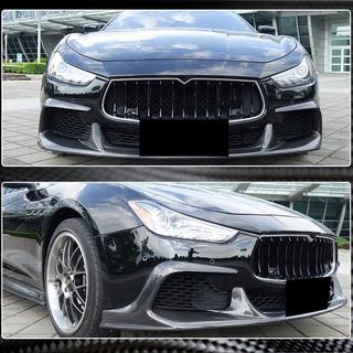 Voorbumper lip Lip V1 (voor Base/S/S Q4 2013-2017, carbon) Maserati Ghibli 2013–2023 foto 3
