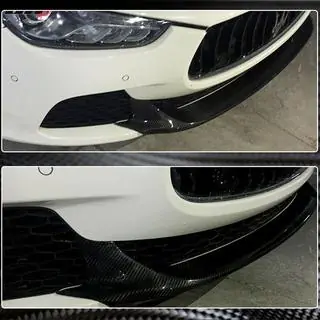 Voorbumper lip Lip V2 (voor Base/S/S Q4 2013-2017, carbon) Maserati Ghibli 2013–2023 foto 4