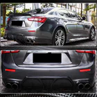 Maserati Ghibli 2013–2023 Achterbumper diffuser (voor Base/S/S Q4 2014-2017, carbon) foto 5