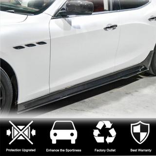 V3 side skirts (voor Base/S/S Q4/Diesel/250 Diesel, carbon) foto 2