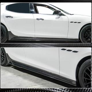 V3 side skirts (voor Base/S/S Q4/Diesel/250 Diesel, carbon) foto 3