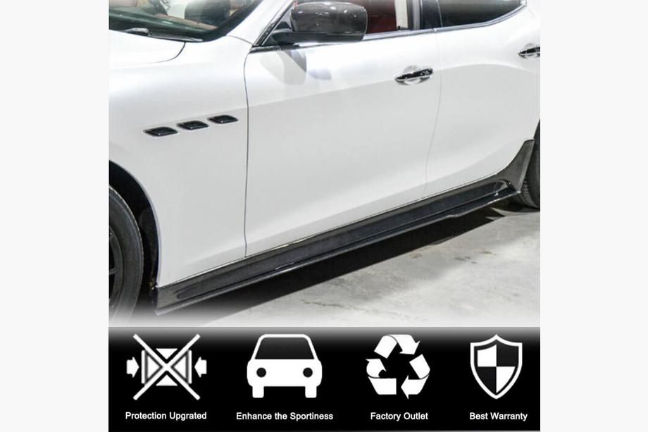 Maserati Ghibli 2013–2023 V3 side skirts (voor Base/S/S Q4/Diesel/250 Diesel, carbon) Foto 2