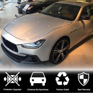 Voorbumperlip Lip V3 (voor Base/S/S Q4 2013-2017, carbon) Maserati Ghibli 2013–2023 foto 2