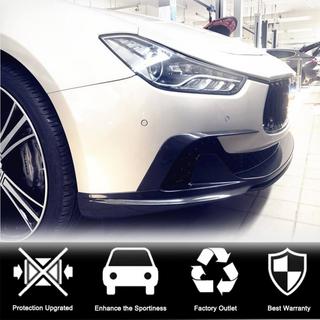 Carbon frontbumper splitters (voor Base/S/S Q4 2013-2017) Maserati Ghibli 2013–2023 foto 2