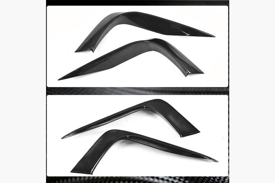 Maserati Ghibli 2013–2023 Carbon frontbumper splitters (voor Base/S/S Q4 2013-2017) Foto 4