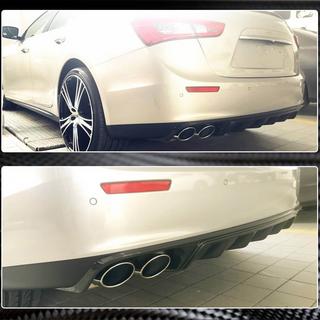 Achterbumper diffuser (voor Base/S/S Q4 2013-2017, carbon) foto 4